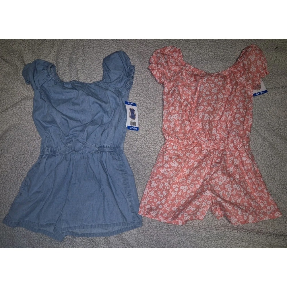2 Girls Rompers 10/12